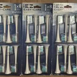 Brand New  IEZ  Replacement Brush Heads  For Philips Sonicare  Snap On Electric Toothbrush 24 Pack 