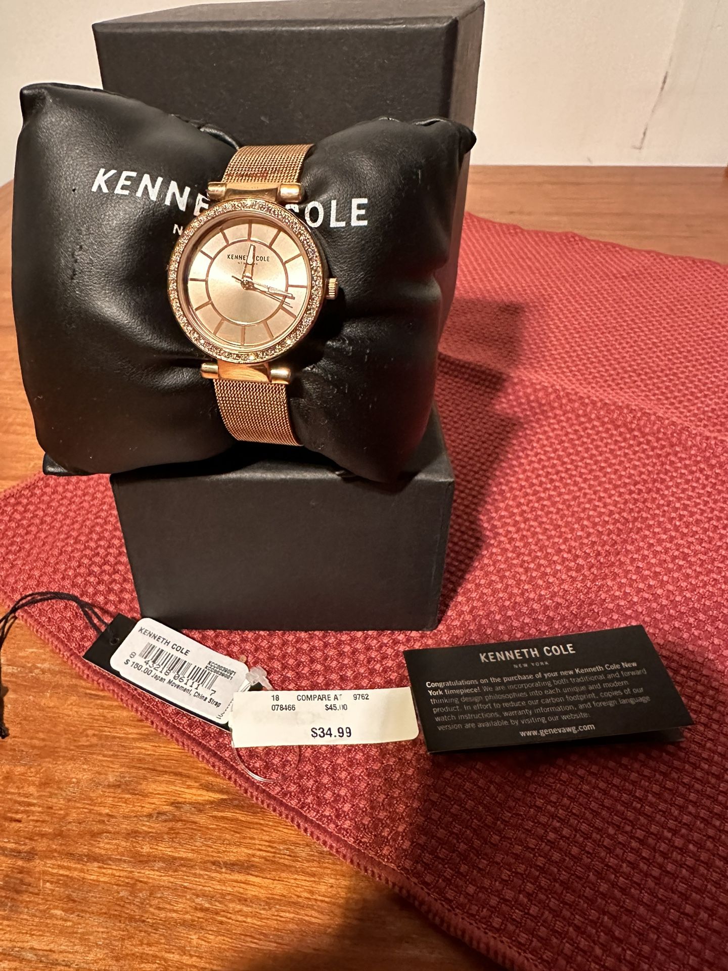 Kenneth cole cheap watch instructions