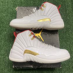 Jordan Fiba 12s size 9.5 USED But Clean