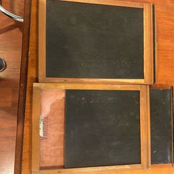 2 Antique wooden Film Holders.
