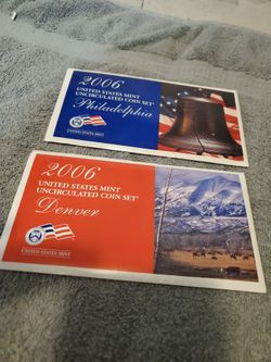 2006 US Mint Uncirculated Coin Set Philadelphia & Denver