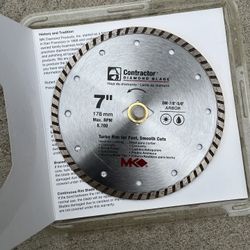 MK Diamond Circular Saw Blade 7 Inch 