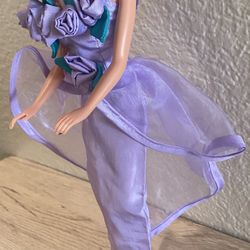 Barbie Fancy Dress With Roses 