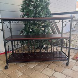 Rolling Bar cart! Like New !