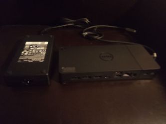 Dell Docking Station with Power Adapter