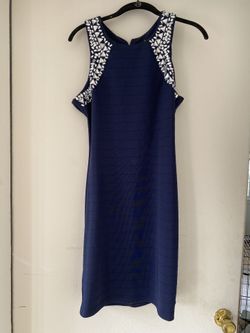 Navy Cocktail Dress 
