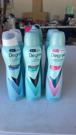 Degree dry spray