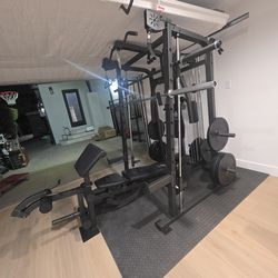 Smith Machine 2001 | Multi-Use Adj Bench | Gym Equipment | Fitness | Squat Rack | Excercise |🔴WEIGHTS AND BARBELL SOLD SEPARATELY 🔴 FREE DELIVERY 🚚