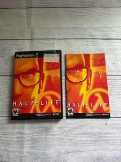 Half-Life (Sony PlayStation 2, PS2 ) Black Label - With Manual and Registration Card