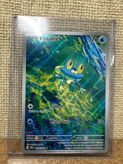 Japanese-style rare Froakie card