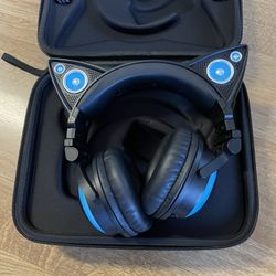 brookstone cat ear headphones wireless