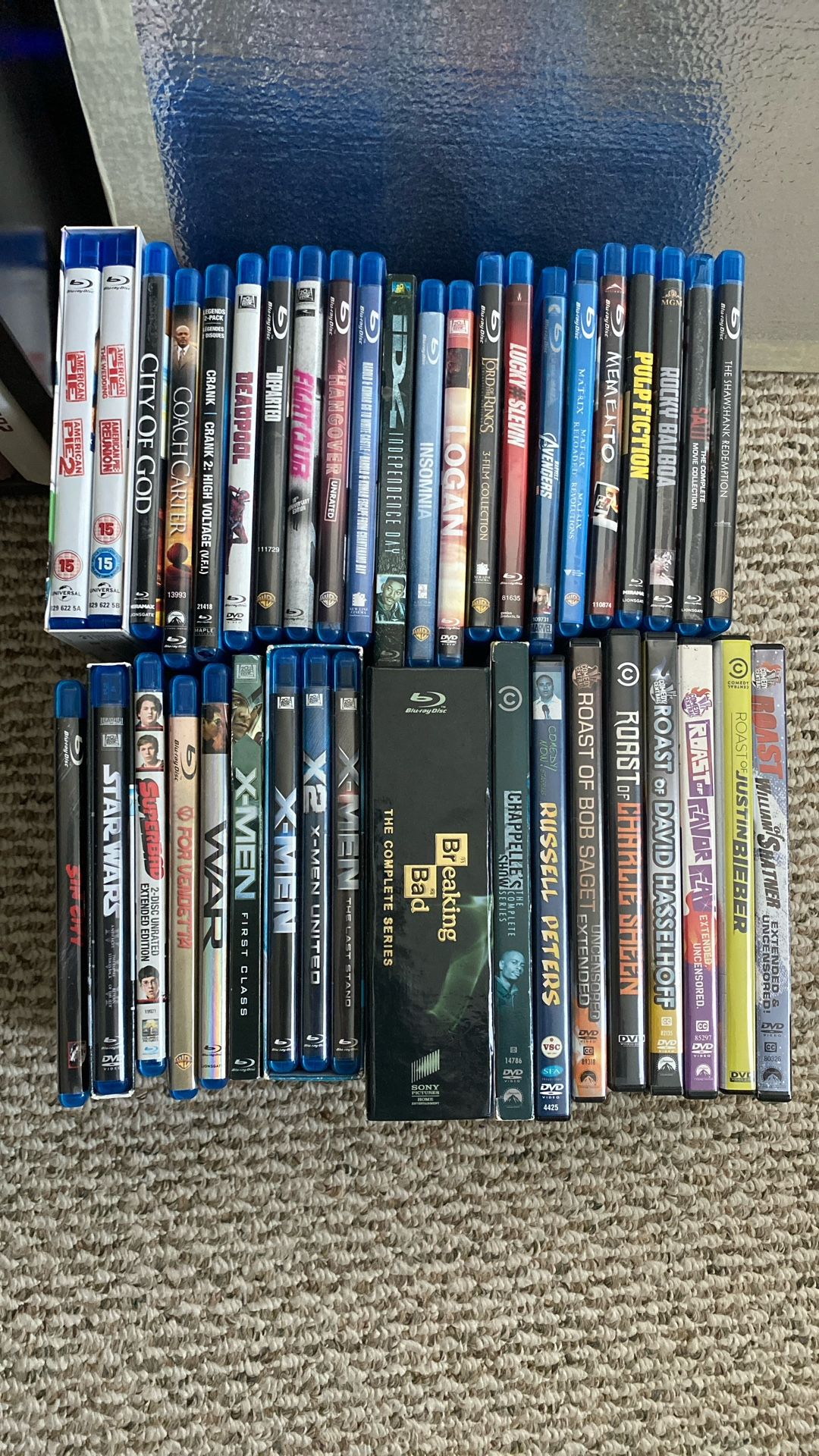 Blu-Ray Discs and DVDs