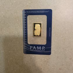 PAMP Lady Fortuna 10 Grams 999.9 Gold Bar 