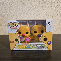 FUNKO POP CATDOG #221 FLOCKED 2017 SUMMER EXCLUSIVE FIGURE NEW IN BOX