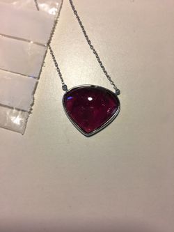 Purple Amethyst Pendant Necklace