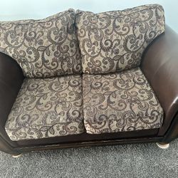 sofa set with glass coffee table