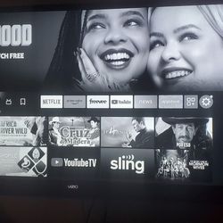 Vizio Smart Tv 50 Inchs,se Mira Blanco Y Negro 