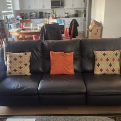 Leather Sofa 