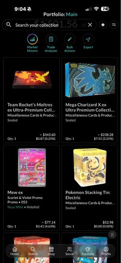Pokemon UPC  Moltres / Phantasmal Flames