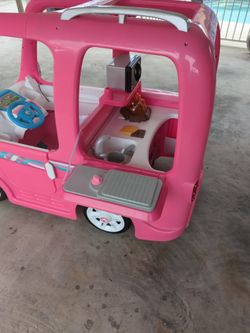 Power wheels barbie dream camper manual sale