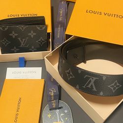 Louis Vuitton Belt And Wallet