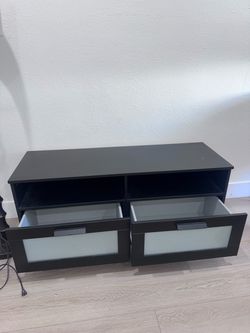 TV stand ! Black . $115  47 inch x 16inch