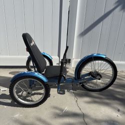 Mobo Triton Pro Adult Tricycle for Men & Women. Beach Cruiser Trike. Pedal 3-Wheel Bike