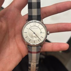 real authentic vintage burberry men’s watch 