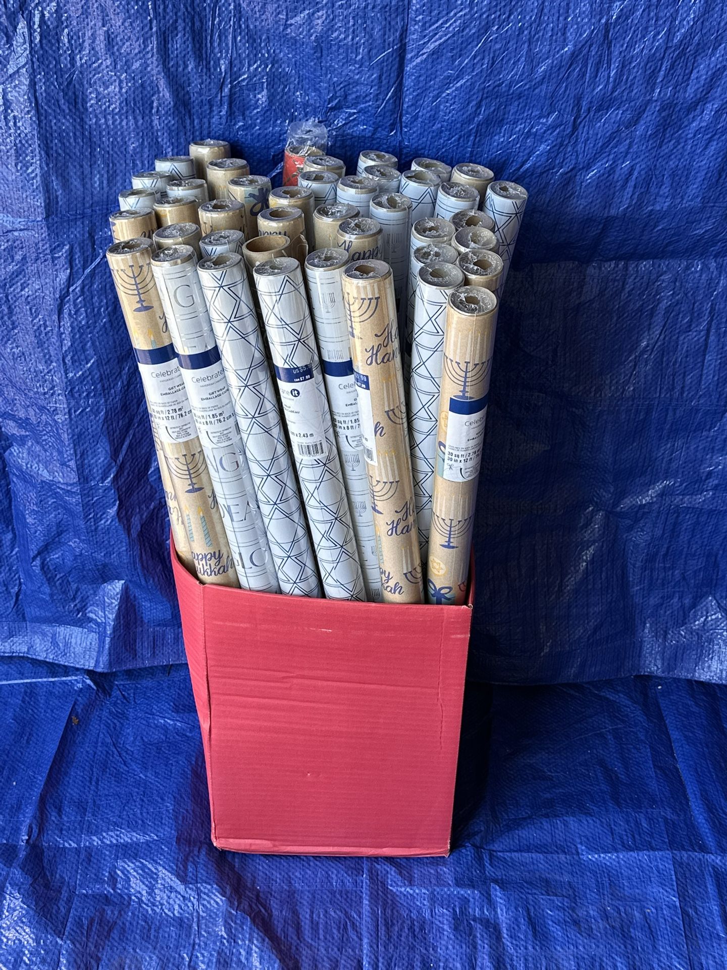 38 Rolls Of Brand New Wrapping Paper