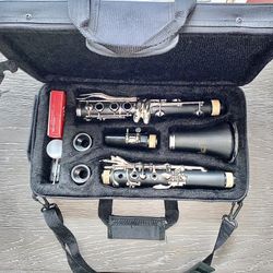 Glarry Flat B Black Clarinet (Not Used) <Check Description For More Info>