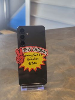 Samsung Galaxy S24 FE 128GB Black Unlocked - $300