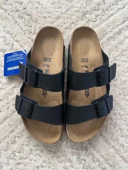 Birkenstock Arizona Sandals Black Size 39 8-8.5