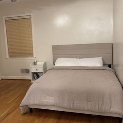 Queen bed Frame With Mattress