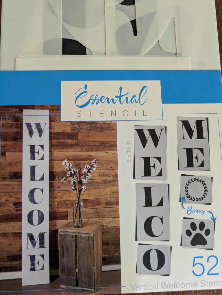 Welcome Stencil 