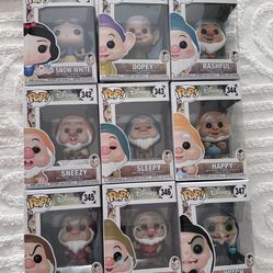 Funko POP! Snow White & The Seven Dwarves Plus the Witch Set of 9