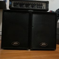 Peavy Speakers With Amp