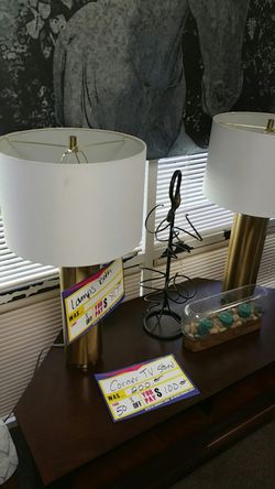 2 table lamps brand new