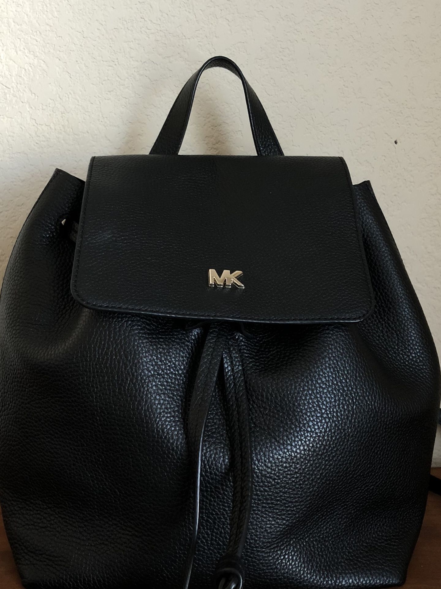 Authentic Black MK Backpack