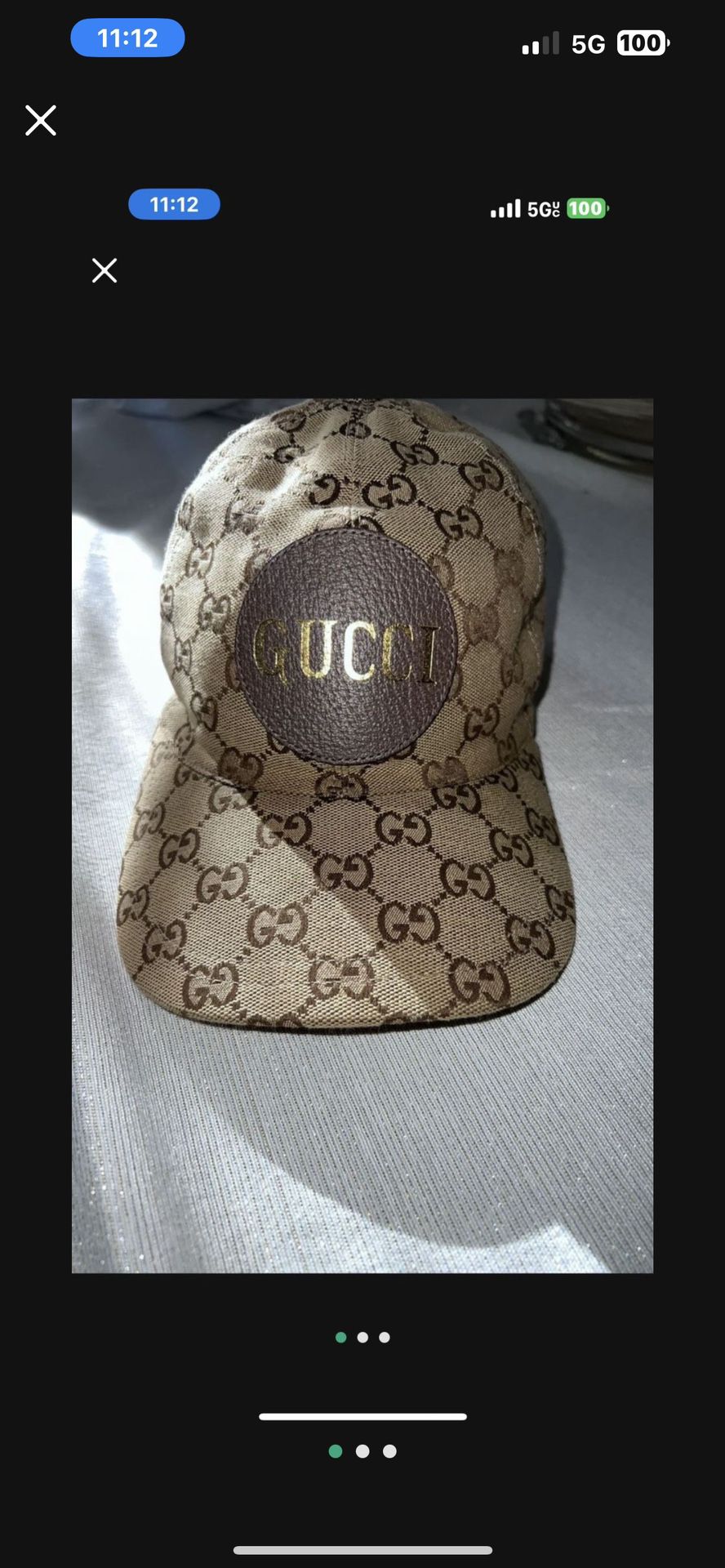 Gucci Hat Size Medium 