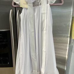 White Dress For Girl Size 6