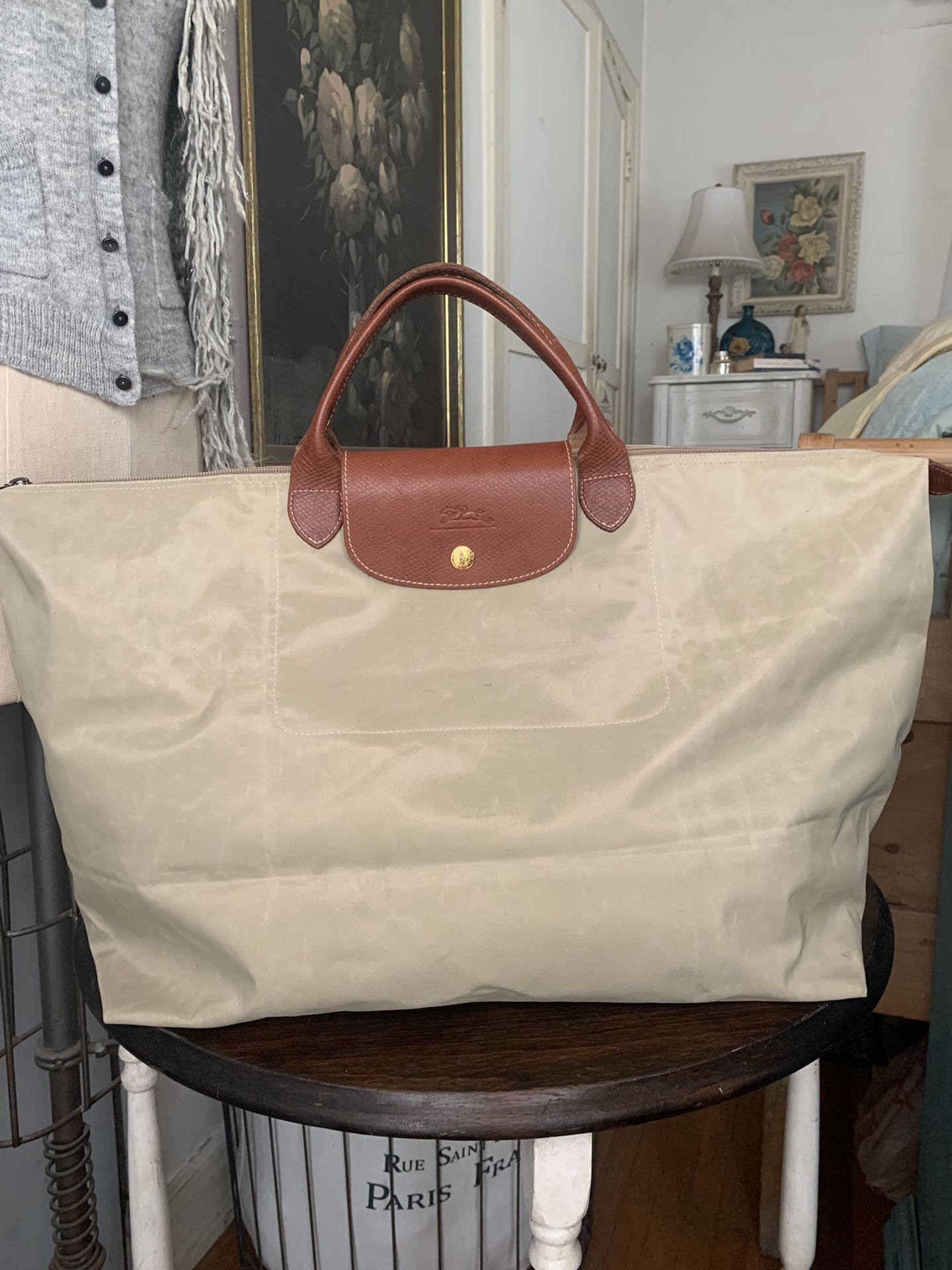 XL Longchamp Le Pliage Travel Tote Foldable Bag