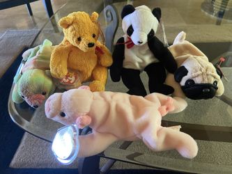 Suffed animals/plush toys-5 Beanie babies