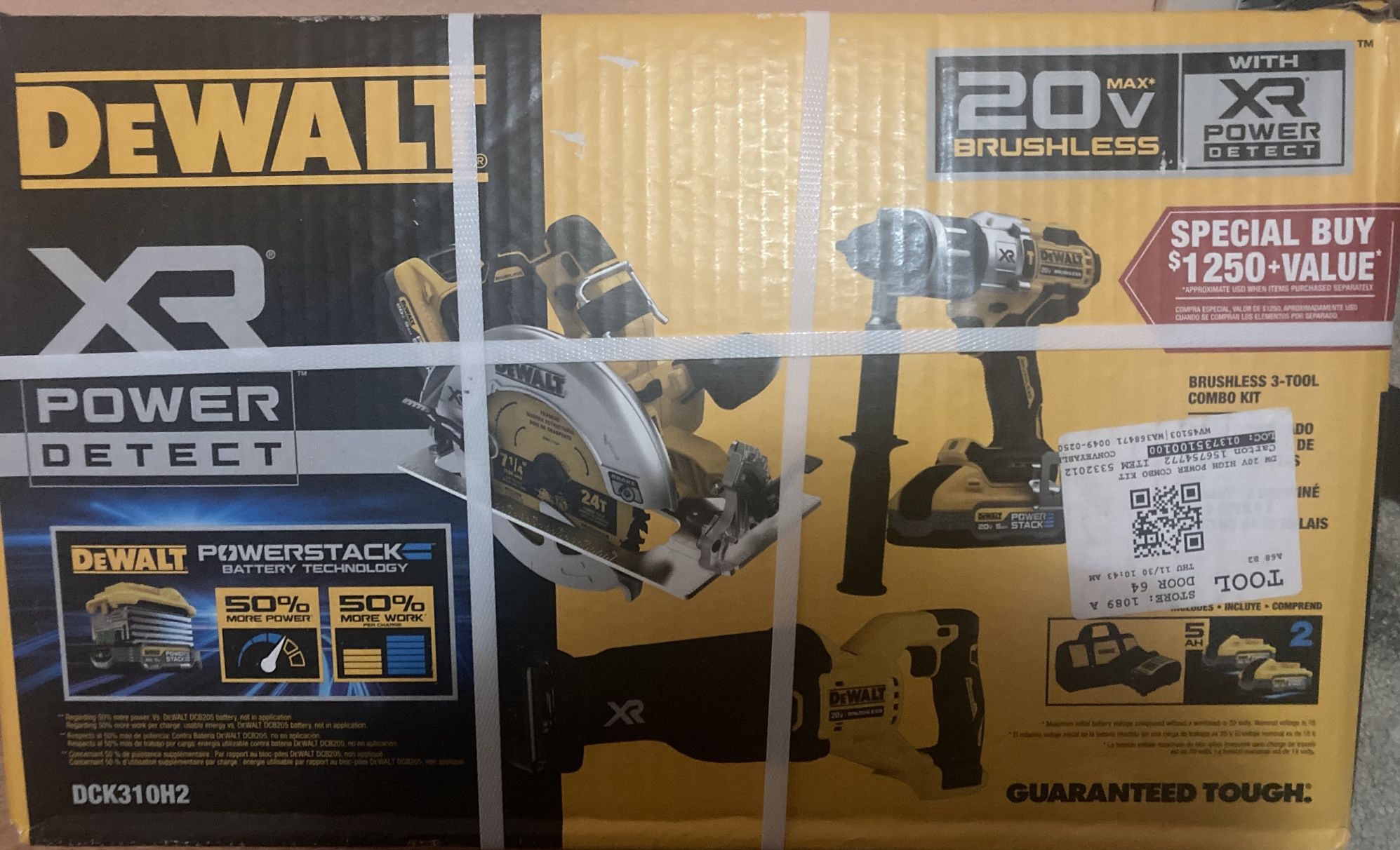 XR POWER DETECT 3 Piece Tool Combo