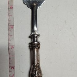 Sterling Handle ART NOUVEAU PATTERN 6 1/4" Sheffield Stainless Sardine Fork