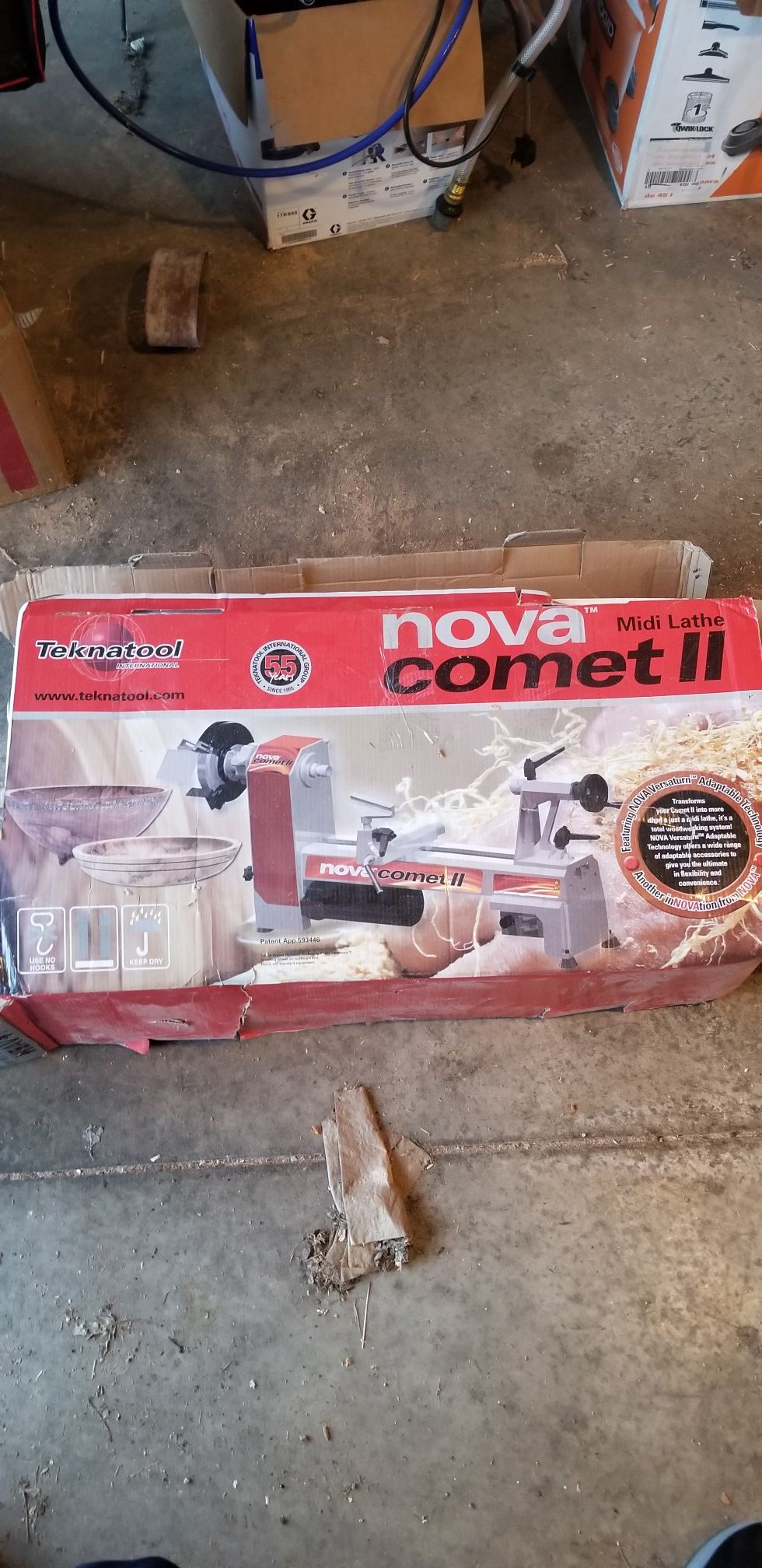 Nova 46300 Comet II Bench Midi Woodworking Lathe