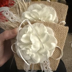 Wedding Flower girl Baskets & Ring Box