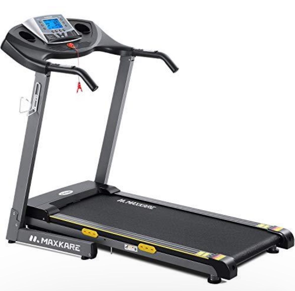 Folding Treadmill With Auto Incline/wheels