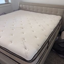 King Mattress + Bed Frame 