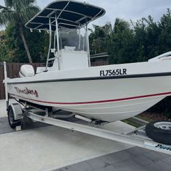 2002 Dusky 19 foot boat - center console