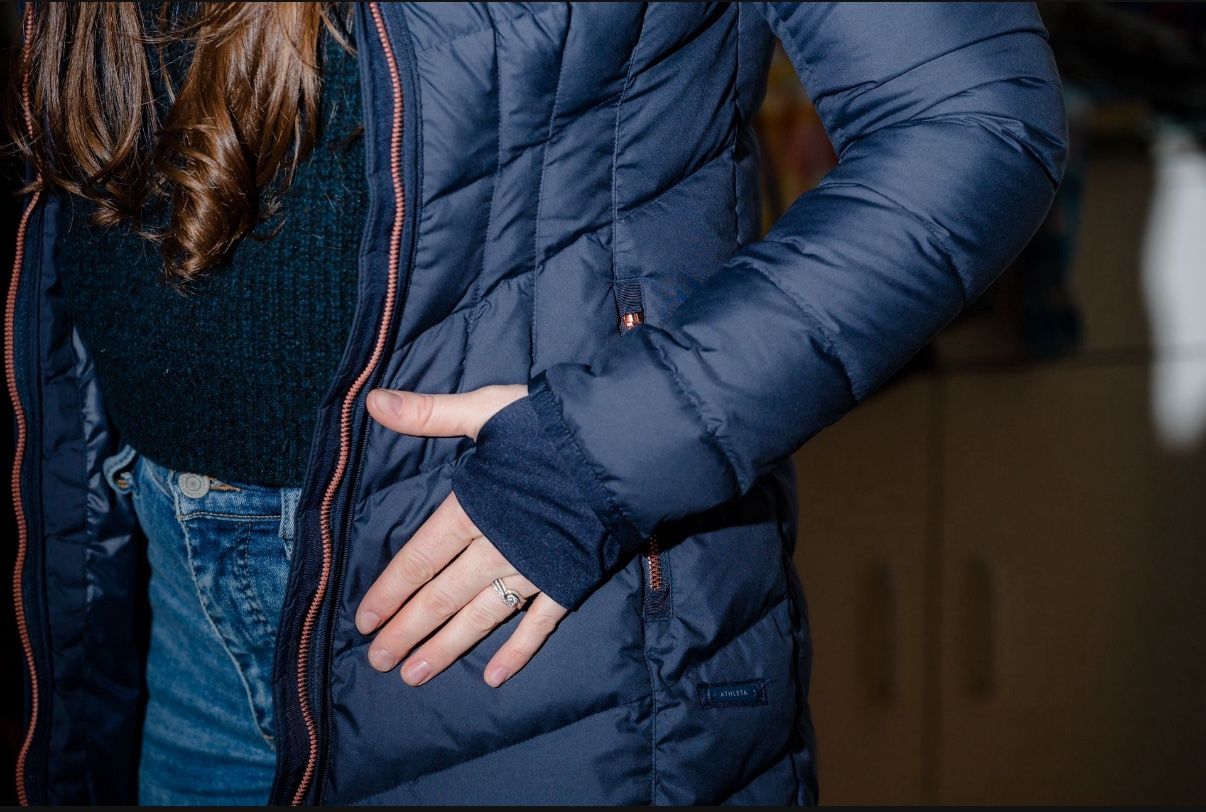 Women’s XS down parka Athleta